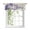 Purple, variant on Mountain Peak Tie Up Valances Curtain, Modern Mist Gray Ink Wash Gradient Fog Country Adjustable Rod Pocket Window Treatment Short Tie Up Curtains Valances for Kitchen Bathroom 60x18 Inches