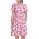 thumbnail image 1 of Balery Cute Flamingo Vestidos sueltos de manga corta para mujer, vestidos de verano 2025, vestidos casuales de corte A con vuelo., 1 of 6