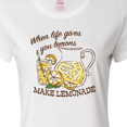 thumbnail image 4 of Inktastic When Life Gives You Lemons, Make Lemonade Women's T-Shirt, 4 of 5