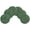 Hunter Green, variant on Rome Woven Braided Stitch Edge Table Placemats 15 Inches Round Set of 6 Non-Slip Dining & Kitchen Table Mats Burgundy