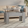 thumbnail image 1 of vidaXL Coffee Table Grey Sonoma 101x49x52 cm Engineered Wood, 1 of 5