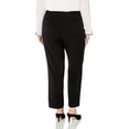 thumbnail image 2 of Rafaella Womens Plus Size Curvy Fit Gabardine Slim Leg Pant, 2 of 3