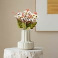 thumbnail image 4 of Ramo simulado Flores artificiales, Boda Casa Hotel, Decoración de plantas artificiales Arreglos florales, Decoración de accesorios fotográficos Ornamentos Decoración, Blanco, 4 of 6