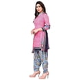 thumbnail image 4 of Indian dresses for Women Punjabi Style Crepe Patiala Salwar Suit With Dupatta For Women Ready To wear, 4 of 4