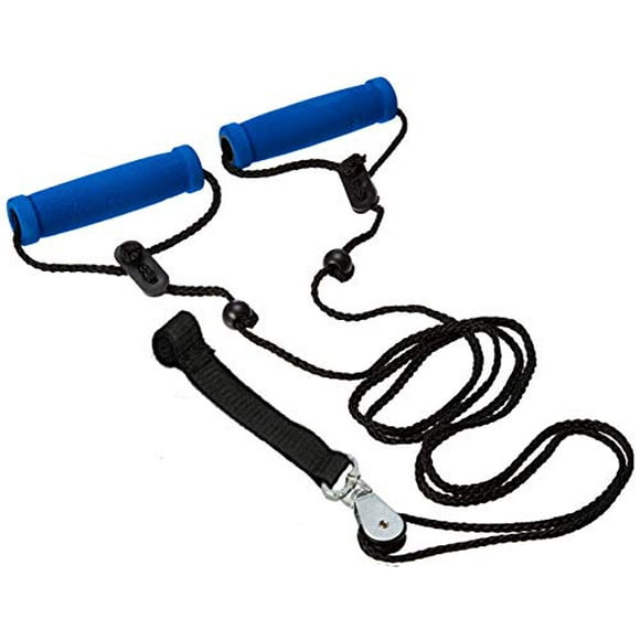 BodyHealt Overhead Shoulder Pulley - Door Exercise Equipment for Back Workout & Arm Exercise. Exercise Pulley Over The Door for Shoulder Rehab. Range of Motion Exerciser & Rehab Pulley System (Strap)