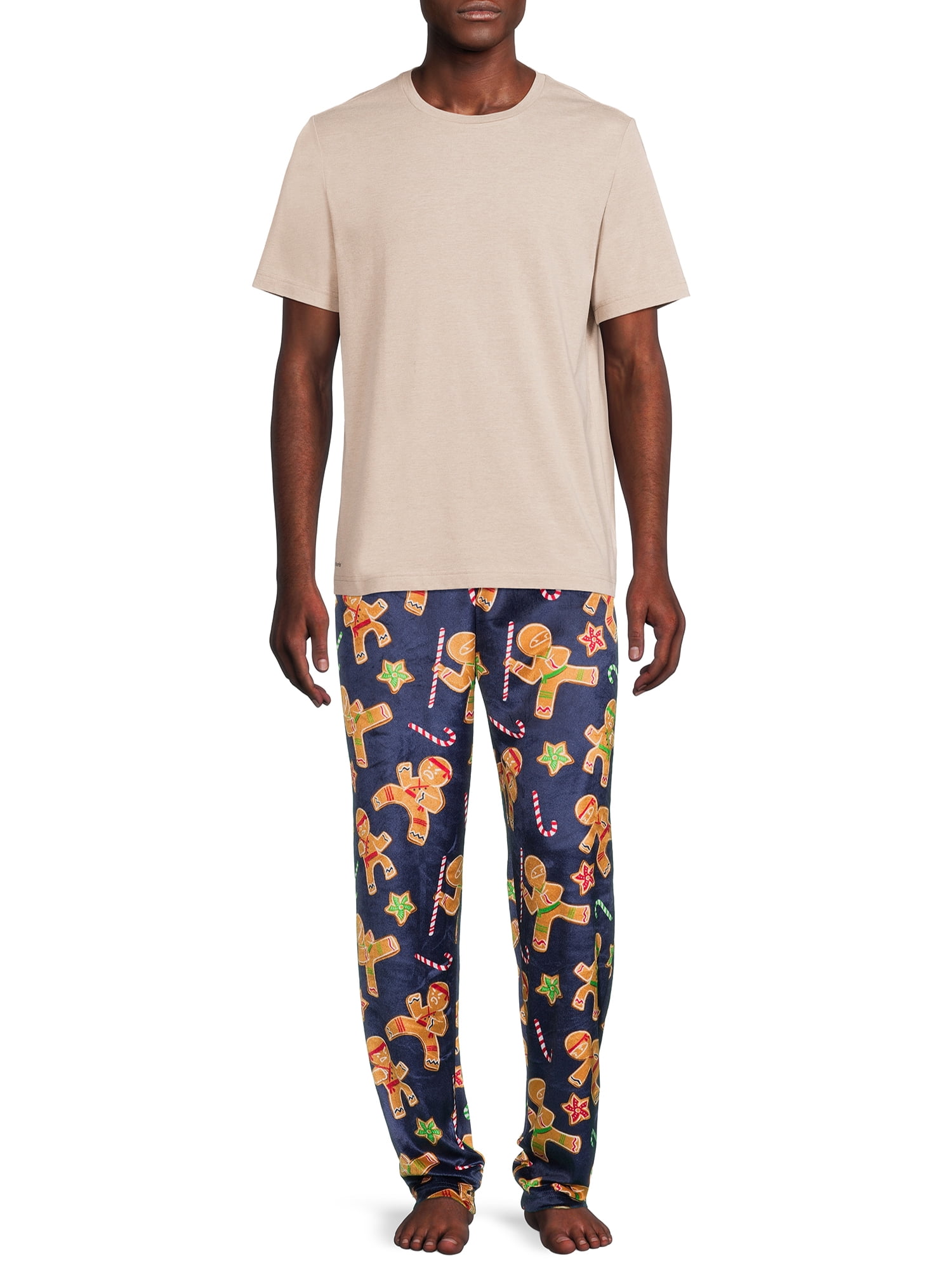 Men's Holiday Sleep Pants: GINGERBREAD