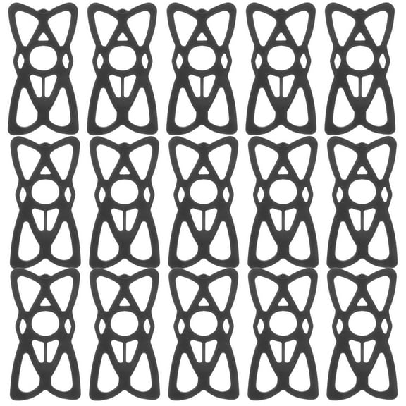 FRCOLOR 15pcs Motorcycle Phone Mount Tether Cell Phone Holder Bike Replacement Silicone Bands Plastic Mesh Security Bands Bike Phone Mount Accessories For Bike Motorcycle Handlebar