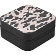 thumbnail image 2 of GZHJMY Cow Print Jewelry Box Organizer for Women Girls, Travel Jewelry Case Jewelry Organizer for Storage Rings Earrings Necklaces Bracelets31 for Necklace Bracelet Earrings Rings, 2 of 7