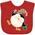 thumbnail image 3 of Inktastic Happy Christmas Penguin Boys or Girls Baby Bib, 3 of 4