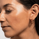 thumbnail image 3 of Aretes Mujer Oro 14k tipo Arracadas con Corazones, LuckyLy Acero Inoxidable con Baño Oro 14k y Cristal – Joyería para Mujer Ideal como Regalos para Mujer San Valentín y Cumpleaños, Modelo Vale rosa, 3 of 5