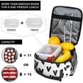 thumbnail image 3 of Hearts Insulated Lunch Bag, Reusable Lunch Box Tote Bag For Office Work Picnic Travel Women/Men, 3 of 6