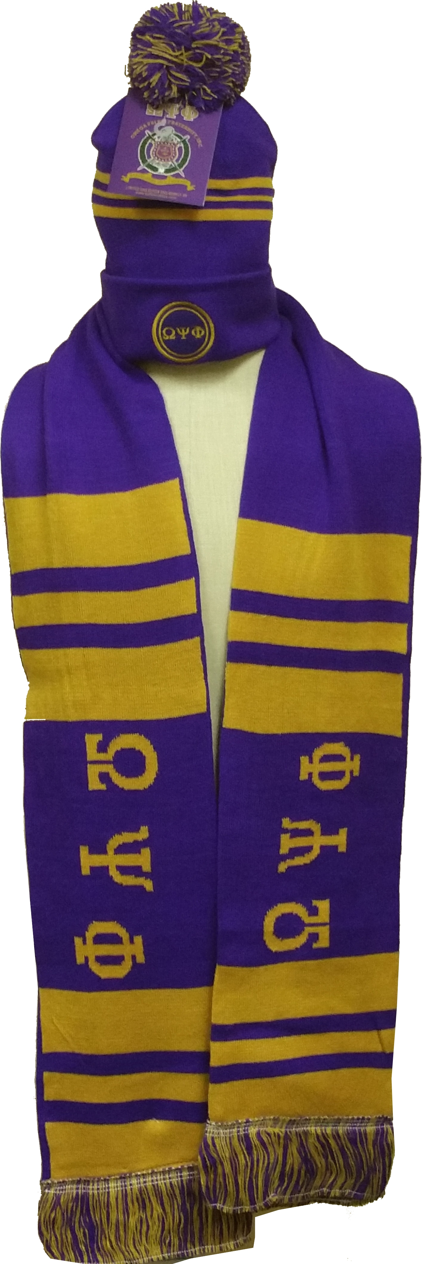 Omega Psi Phi Mens Knit Beanie Skull 