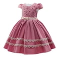 thumbnail image 2 of 3-9T Little Girls Princess Dress For Christmas Party Wedding Birthday, 2 of 4
