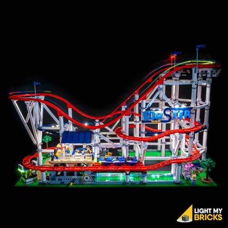 Roller Light - Roller Coaster Lighting kit (BUILDING SET NOT INCLUDED) 10261 by Light My Bricks