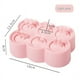 thumbnail image 5 of Mini moldes para paletas para niños, bebés, lindas formas de animales, 6 piezas, máquina para hacer paletas de hielo, helado de silicona, fabricación casera DIY (rosa), 5 of 5