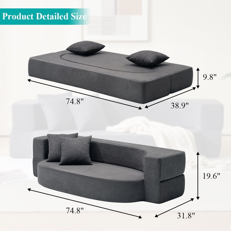 Z-HOM Folding Sofa Bed, 10