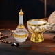 thumbnail image 5 of ColoMX Vaso de agua, botella de goteo, copa de vino de escritorio, copa de ofrendas, copa de budismo, recipientes de agua vacíos para el hogar, fiestas religiosas, iglesias., 5 of 8