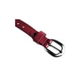 thumbnail image 4 of INSPIRE CHIC Women's Thin Hollow Out Single Pin Buckle Belt Width 3/4" Red 37 1/2", 4 of 6