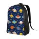 thumbnail image 2 of Disketp Planets and Stars Mochila Unisex de Apertura Lateral Completa, Mochila para Laptop para Escuela, Trabajo y Viajes, 2 of 8