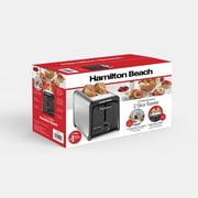 Hamilton Beach Contemporary 2-Slice Toaster with Wide Slots, Bagel Function, Toast Boost, Stainless Steel