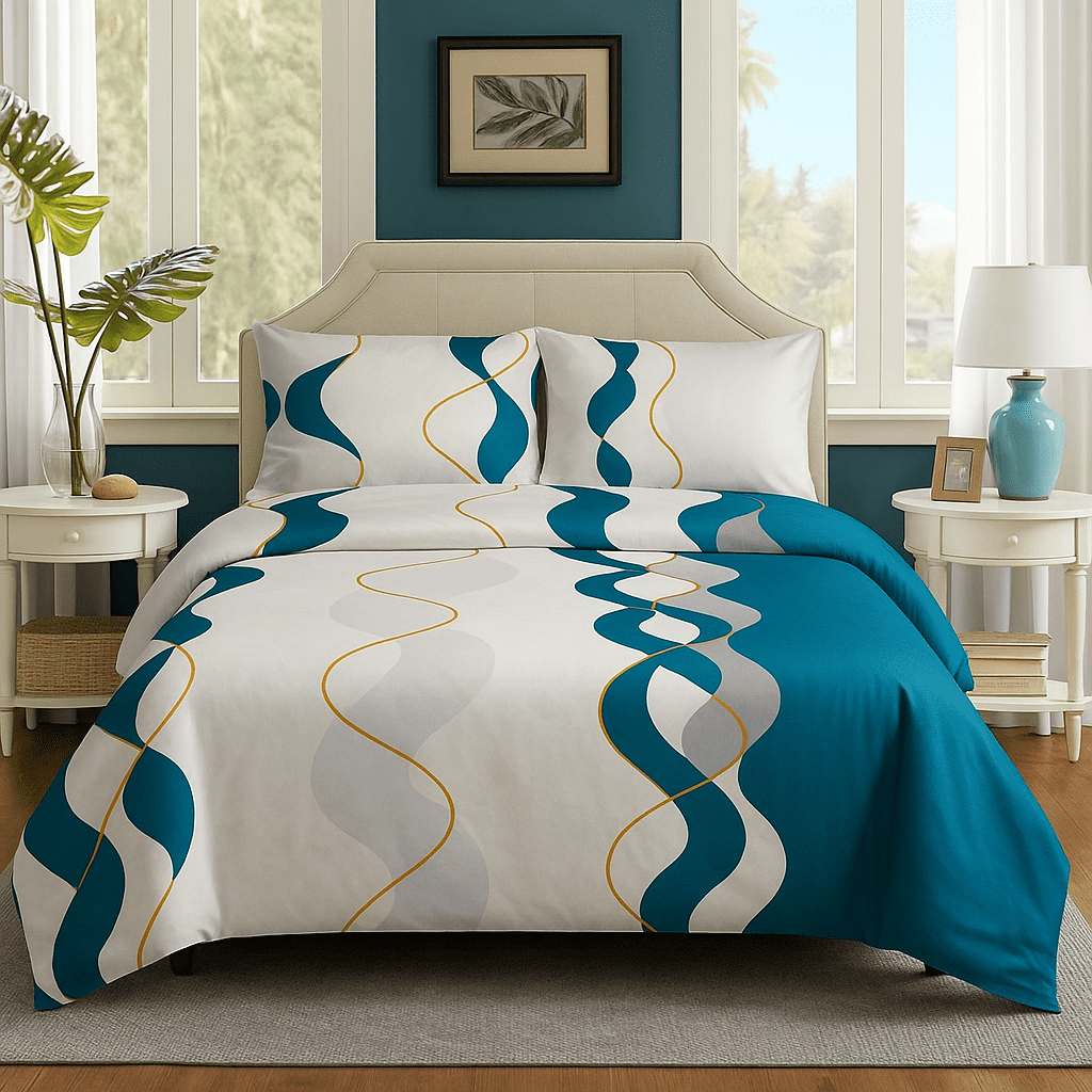 3-Piece Floral Duvet Cover Set