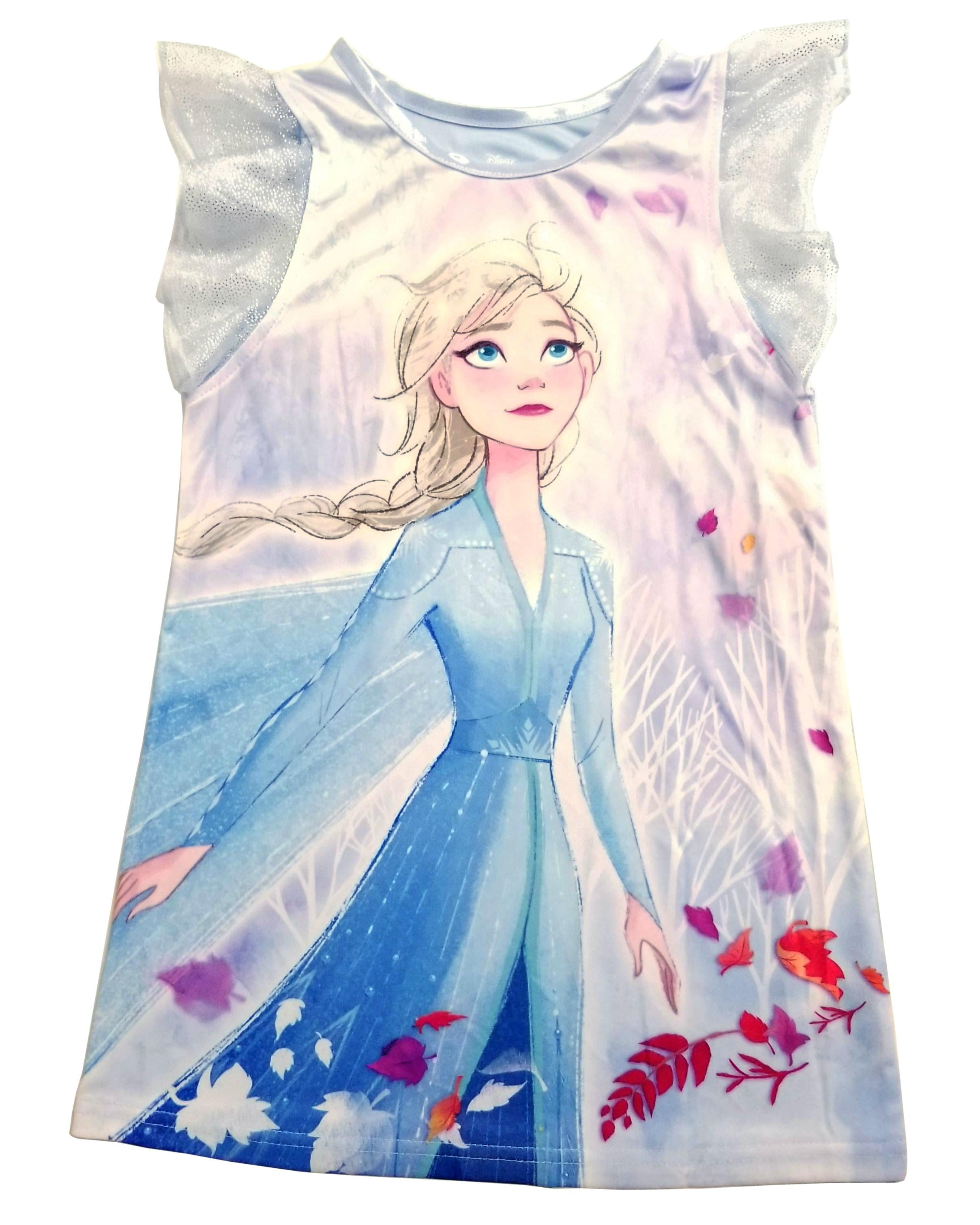 Disney Fairies Girls Blue Velour Tinkerbell Nightgown Christmas Holiday Gown