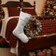 thumbnail image 4 of Decoraciones de Navidad Blancas Calcetines de Navidad Calcetines Suaves Decoración de la Escena Accesorios Colgantes Calcetines de Navidad Decoraciones de Navidad para Árbol, 4 of 6