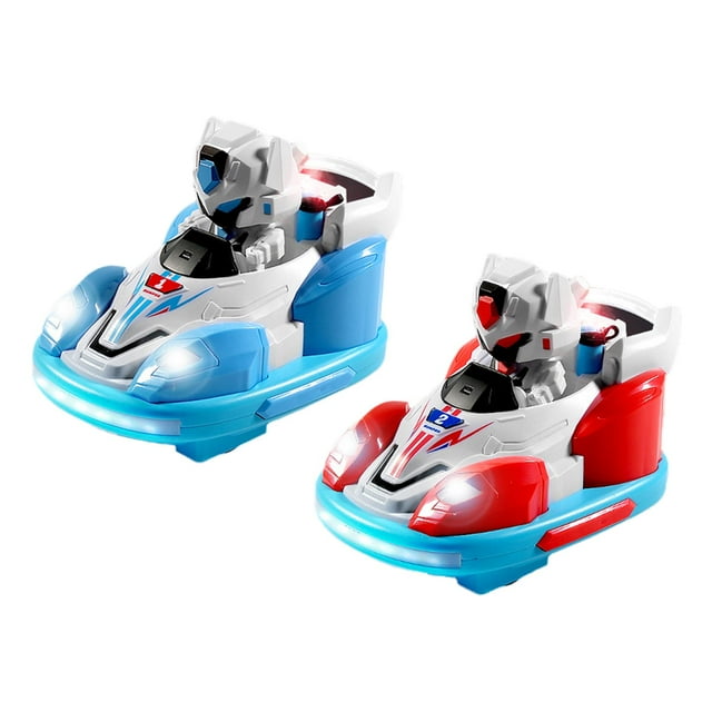 Coche de carreras RC eyectable para 2 jugadores, coches de control remoto para niños de 3, 4, 5 y 6 años o más rojo azul