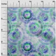thumbnail image 2 of oneOone Cotton Silk Teal Green Fabric Tie Dye Dress Material Fabric Print Fabric By The Yard 42 Inch Wide, 2 of 6