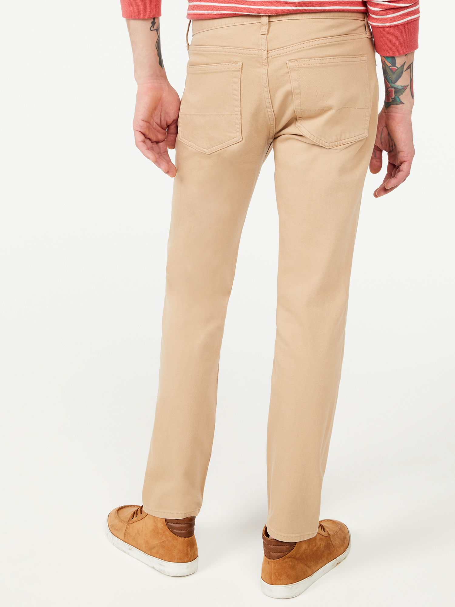 Free Assembly Men's Garment Dyed Slim Jeans