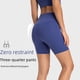 thumbnail image 2 of Pantalones cortos deportivos de cintura alta sin vergüenza para primavera y verano, pantalones cortos anti-caminar para correr, fitness, yoga desnudos, 2 of 5