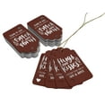 thumbnail image 3 of Inkdotpot Pack Of 100 Real Silver Foil Paper Tags Hugs And Kisses From The New Wedding Favor Hang Tags, 3 of 6