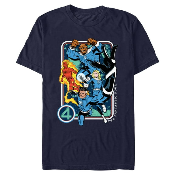 Mens The Fantastic Four: First Steps Action Heroes T Shirt