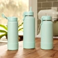 thumbnail image 3 of Hydrapeak 26oz Sport Insulated Water Bottle with Straw or Chug Lid, Leak & Spill Proof, Keeps Drinks Cold for 24 Hours, Hot for 12 Hours, Premium Stainless Steel Water Bottles (26oz, Orchid), 3 of 9