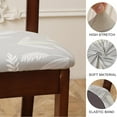 thumbnail image 6 of Chair Seat Covers set of 6 Stretch Printed Chair Covers for Dining Room Square Removable Washable Chair Protector Seat Cushion Slipcovers for Kitchen Office, 6 of 6