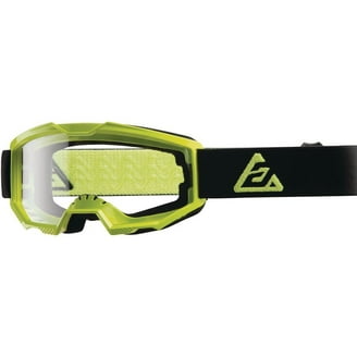 Answer Youth Apex 3 Goggles - Mirrored Lens Motocross Goggles For Kids & Youth Riders