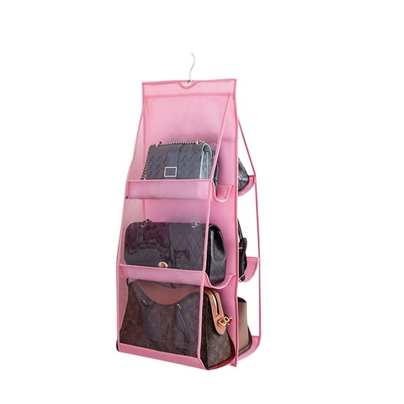 JINSIJU Waterproof Hanging Purse Handbag Functional Saving Space Rack with Slots