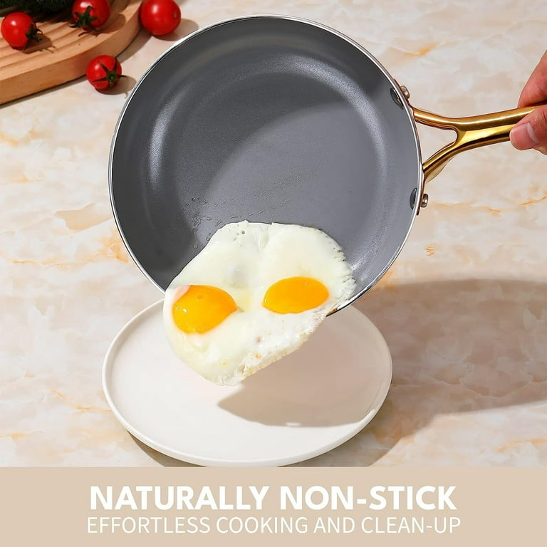 Non-toxic Pan: Easy to Clean, Non-sticky, Scratch Resistant