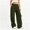 *Army Green, variant on ClodeEU Women's Elastic Drawstring Waist Wide Leg Sweatpants ,Casual Loose Athletic Pants with Pockets Army Green,Women's Plus L