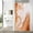 Orange, variant on Emerald Green Marble Small Stall Shower Curtain 36 x 72, Abstract Ombre Half Size Narrow Shower Curtain Set, 36 inch Modern Fabric Shower Curtains for Chic Luxury Bathroom Decor