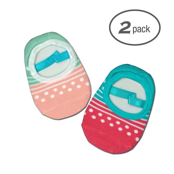 DKGP Toddler's Invisible Anti-Slippery Socks (2 Pairs, 2 colors)