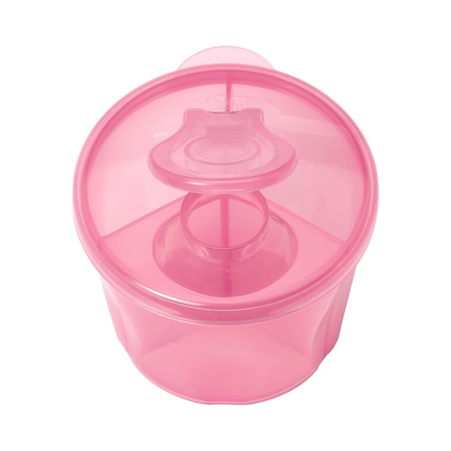 Dispensador de Fórmula Dr Brown's Rosa 3 Compartimentos