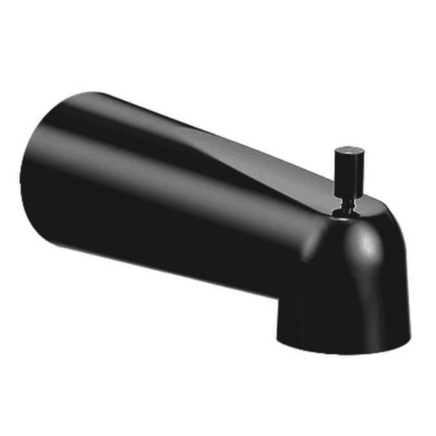 Grifo Moen 3839BL para bañera y ducha, color negro mate