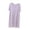 Purple, variant on Kaemgyyd Nightgowns for Women Short Sleeve Round Neck Sleepshirt Soft Casual Pajama Sleep Dress Home Daily Wear Sleepwear(Yellow,One Size)
