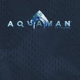 thumbnail image 5 of Aquaman Movie Logo Mens Lined Mesh Shorts, Navy, X-Large, 5 of 6