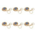 thumbnail image 4 of Key Chain Pendant, Elegant Portable Eye Keychain 6pcs Ornament Multi Functional Exquisite  For Purse, 4 of 8