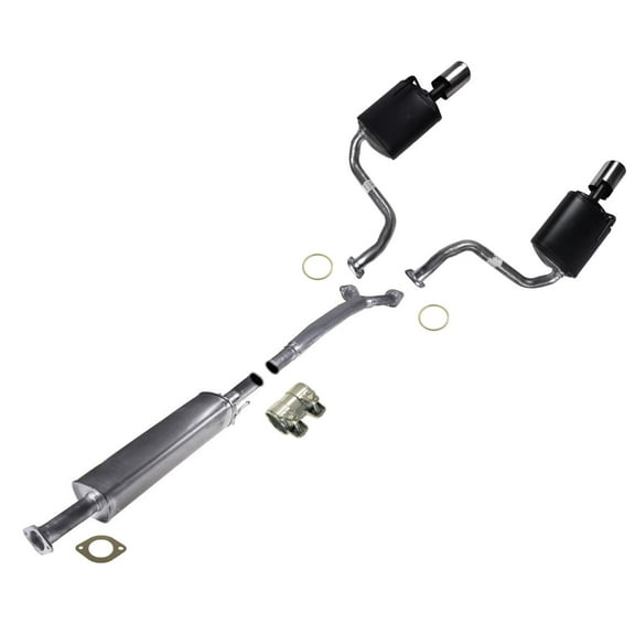 Exhaust System Ext Pipe With Dual Muffler Fits For 2009-2014 Nissan Maxima