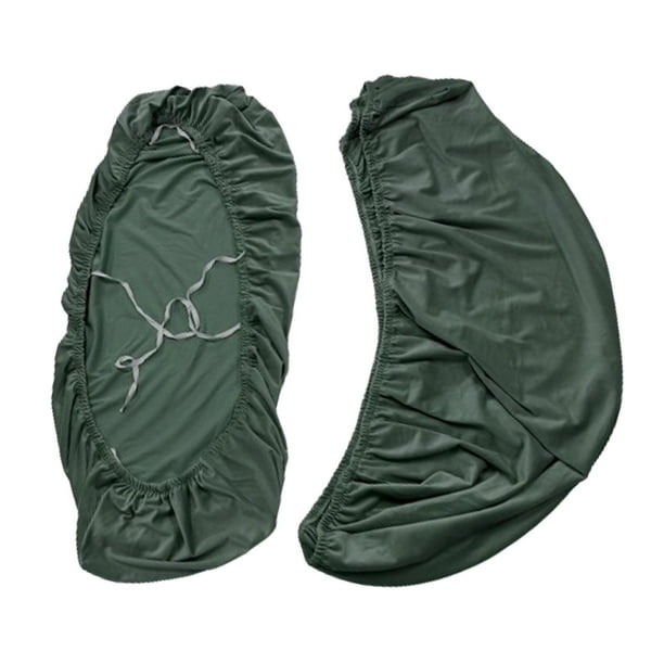 Fundas de cojín para comedor de RV, elásticas y cómodas, fundas de cojín para campistas Verde