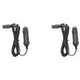 thumbnail image 1 of 4PCS 2M 12V Replacement Car Cooler Box Fridge Cigarette Lighter 2 Pin Charger Cable, 1 of 8