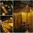 thumbnail image 3 of Guirnalda de luces con energía Solar USB, luces coloridas navideñas, bombillas LED, bolas, decoración para exteriores, luces intermitentes, 3 of 5